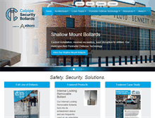 Tablet Screenshot of calpipebollards.com